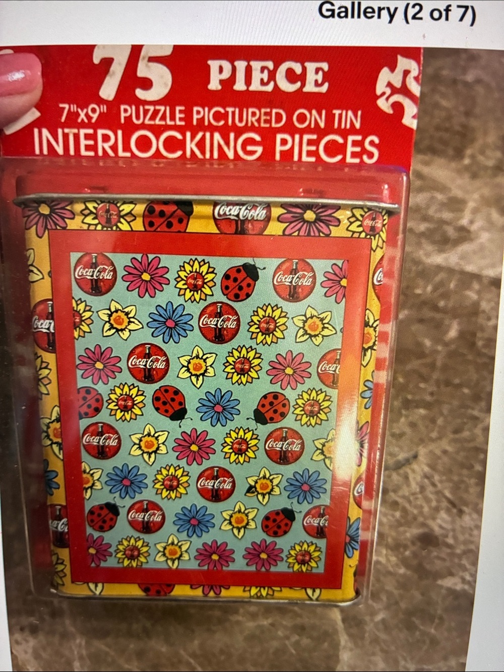 Vintage Coca-Cola Brand Puzzle Travel Puz 75 piece rare 1999 New - Picture 2 of 6